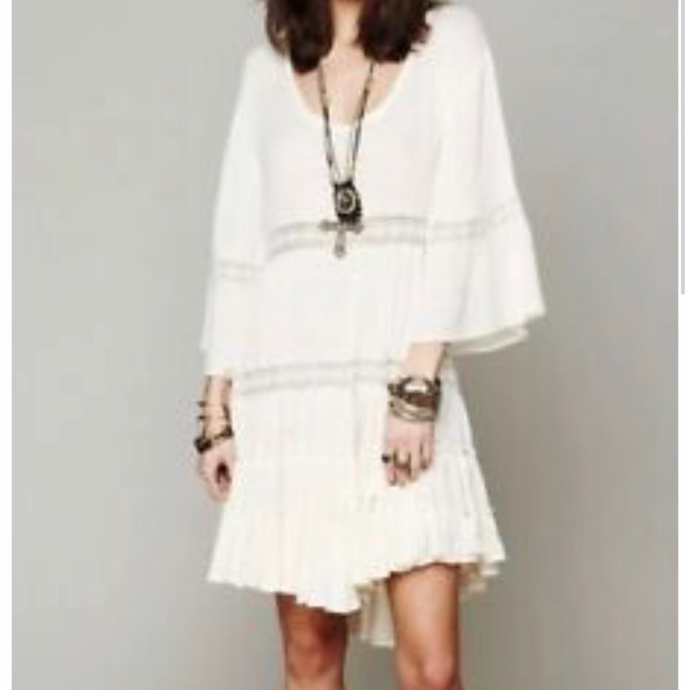Free People Diasy Lace tiered dress